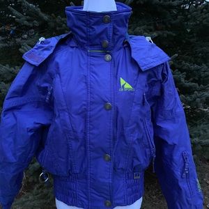 Vintage CB sports ski parka size 10  80s style
